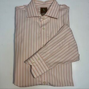 TailorByrd Long Sleeve Cotton Striped Shirt
